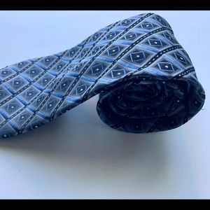 Platinum Designs Charcoal and Blue Necktie